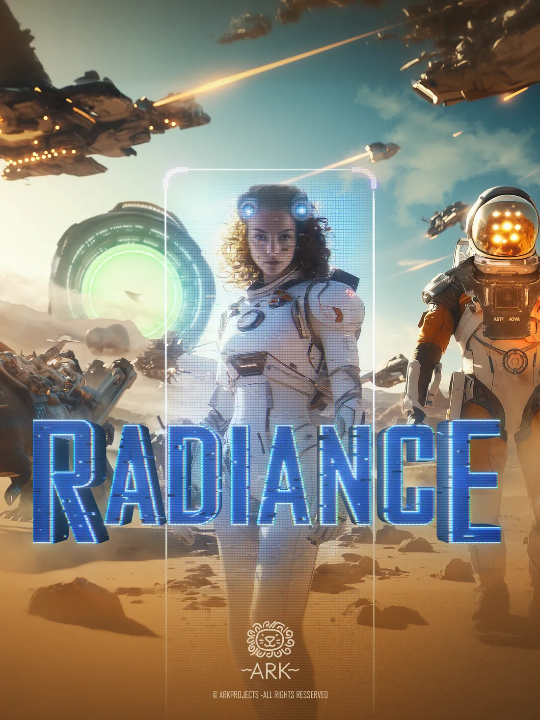 Radiance — dome show poster